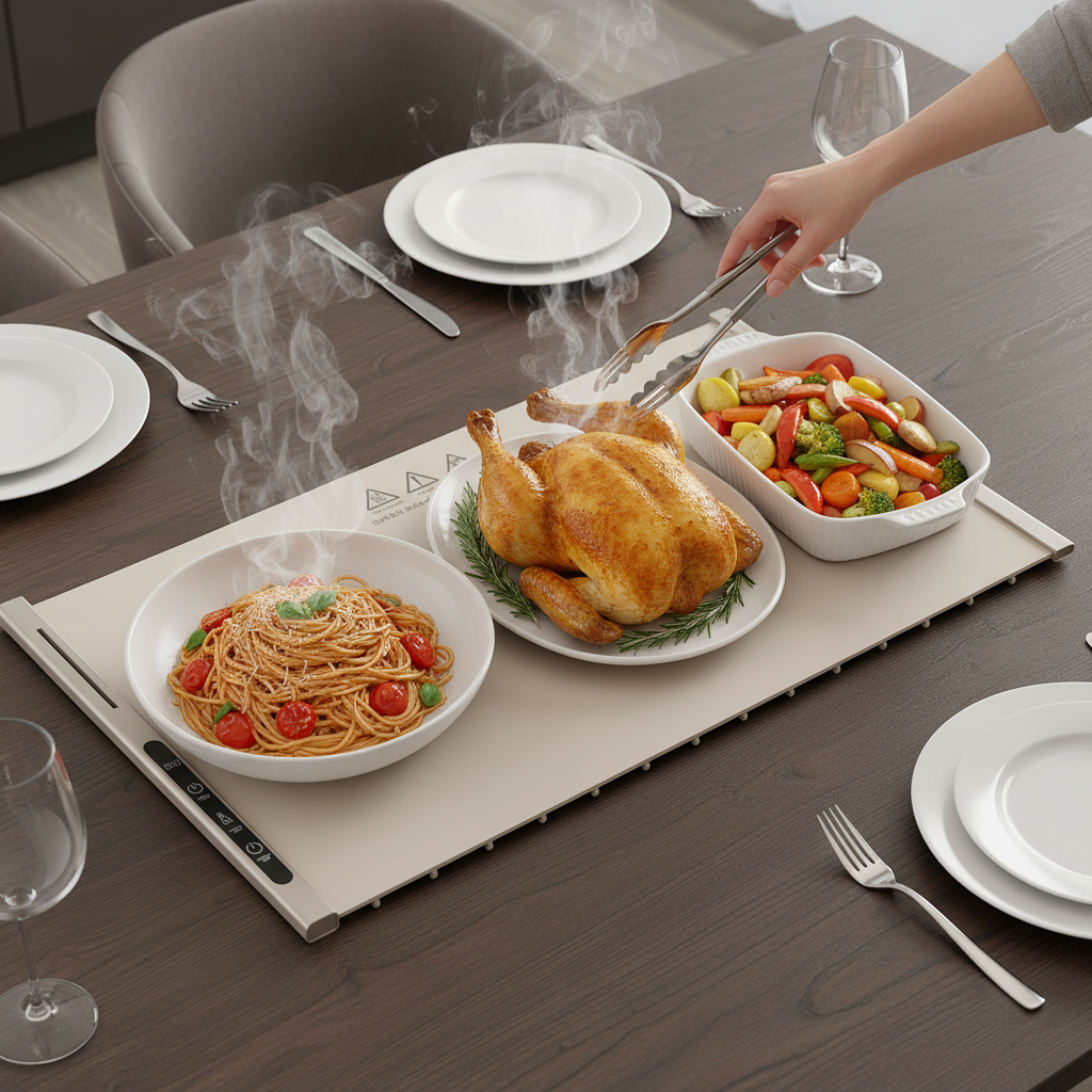 Plateau chauffant alimentaire
