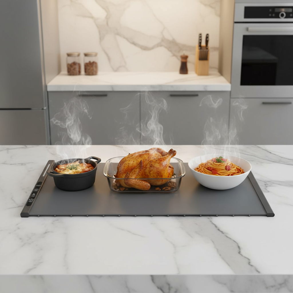 Plateau chauffant alimentaire