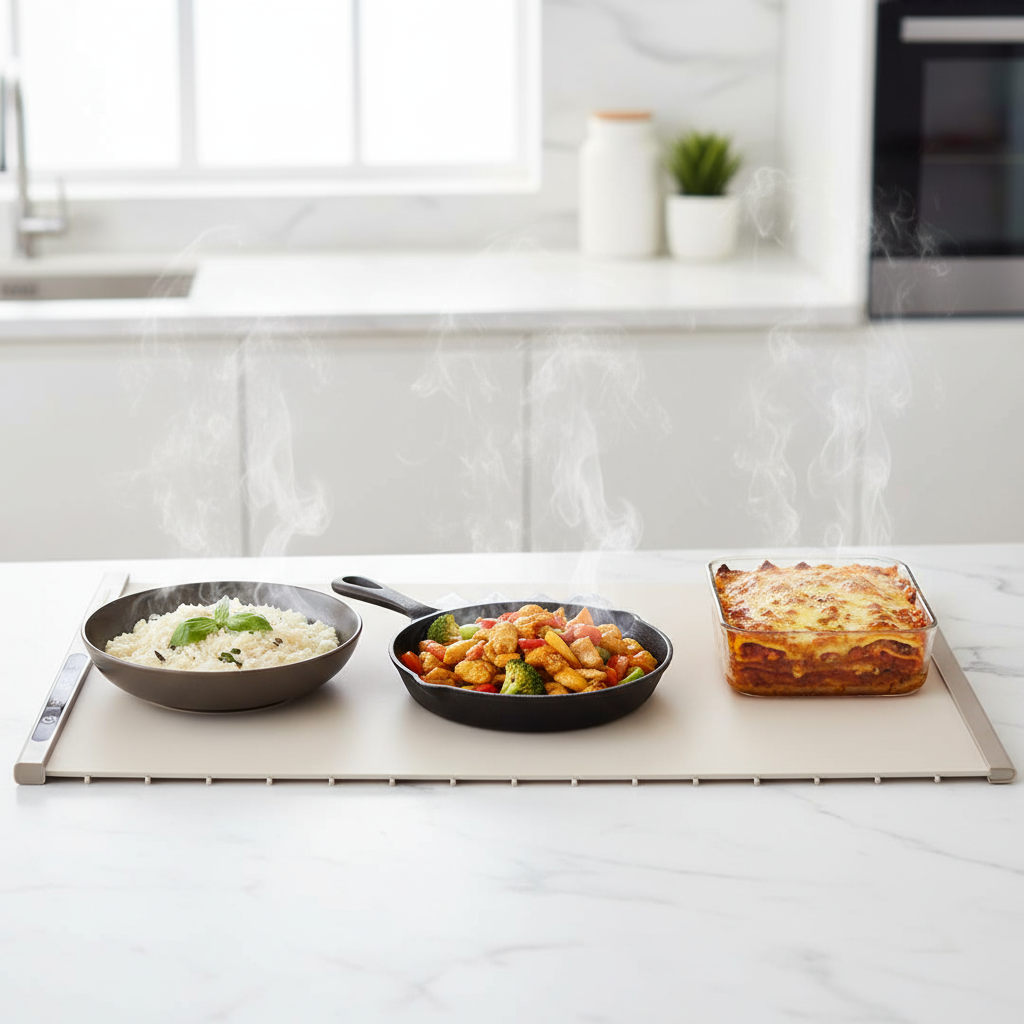 Plateau chauffant alimentaire