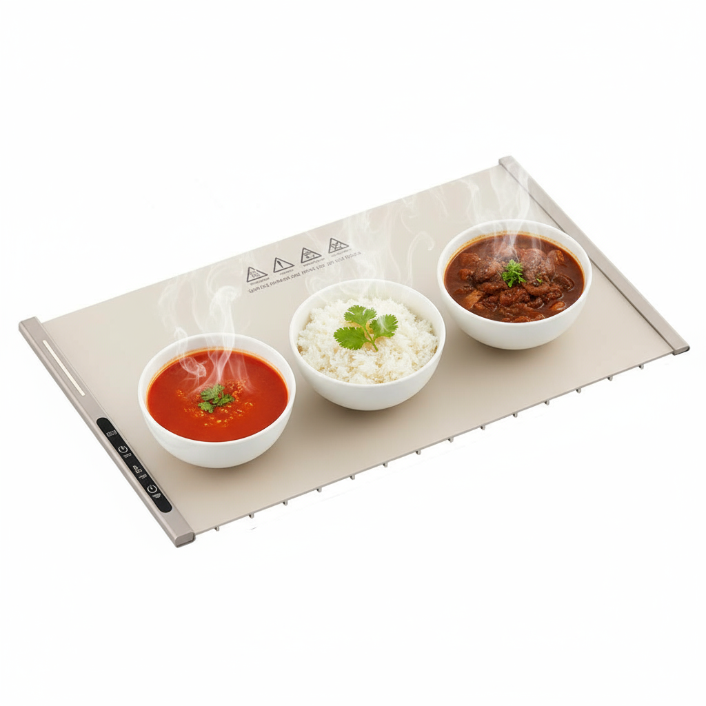 Plateau chauffant alimentaire